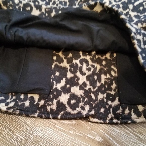 ECI Ny Leopard Animal Print Blazer Jacket Lined - Picture 5 of 8